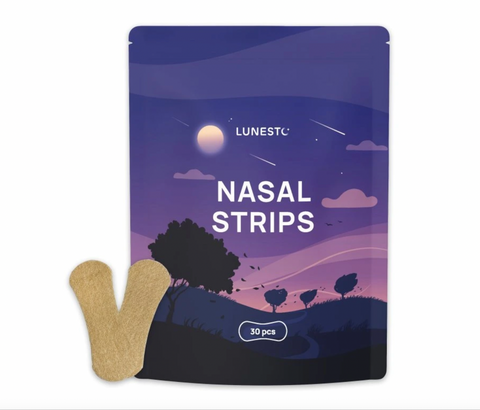 Nosní pásky Lunesto: tělová barva - 30 ks